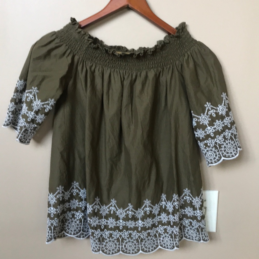 Abercrombie & Fitch Off the Shoulder Top